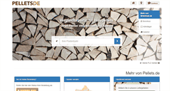 Desktop Screenshot of pellets.de